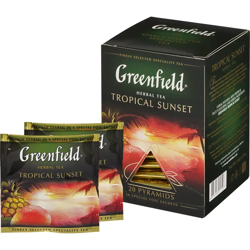 Чай Greenfield Tropical Sunset фруктовый фольгир. 20пак/уп 1159-08
