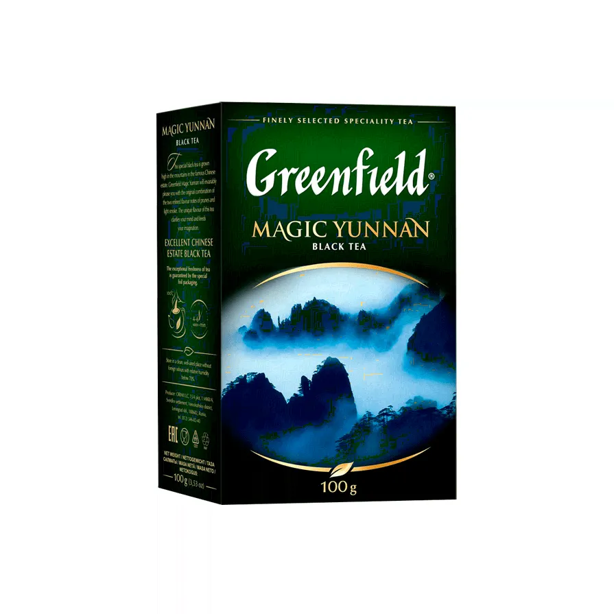 Чай Greenfield Magic Yunnan черный 100 гр-0