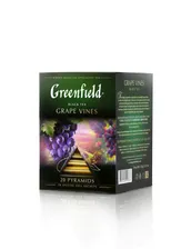 Чай черный Grape Vines GREENFIELD, 20х1,8 г оптом