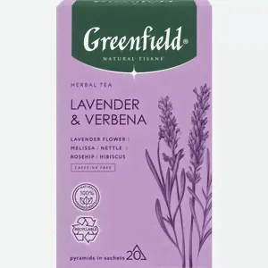 Напиток чайный Greenfield Natural Tisane Lavender&Verbena 20пак-0