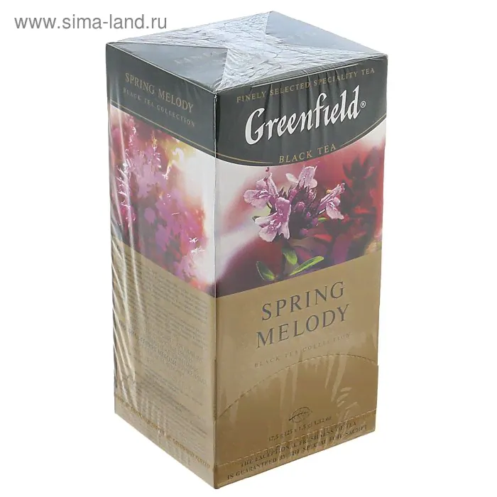 Чай Greenfield Spring Melody black tea, 25 пак*1,5 гр