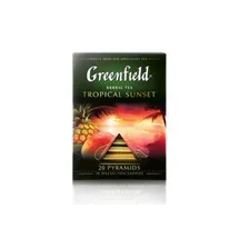 Чай Greenfield Tropical Sunset черный в пирамидках, 20 шт.