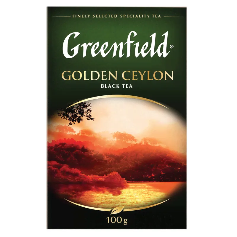 Чай Greenfield Золотой Цейлон чёрный крупнолистовой, 100г-2