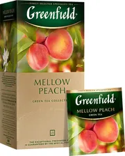 Чай зеленый Greenfield Mellow Peach с ароматом персика и мандарина 25*1.8г