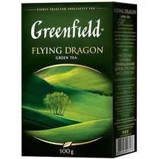 Чай Greenfield Flying Dragon зелёный крупнолистовой, 100г