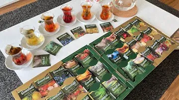 Premium Tea Collection Unpacking, 30 varieties GreenField tea unboxing, 120 Double Chamber Teabags