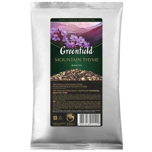 Greenfield чай черный листовой Mountain Thyme 250г.-0