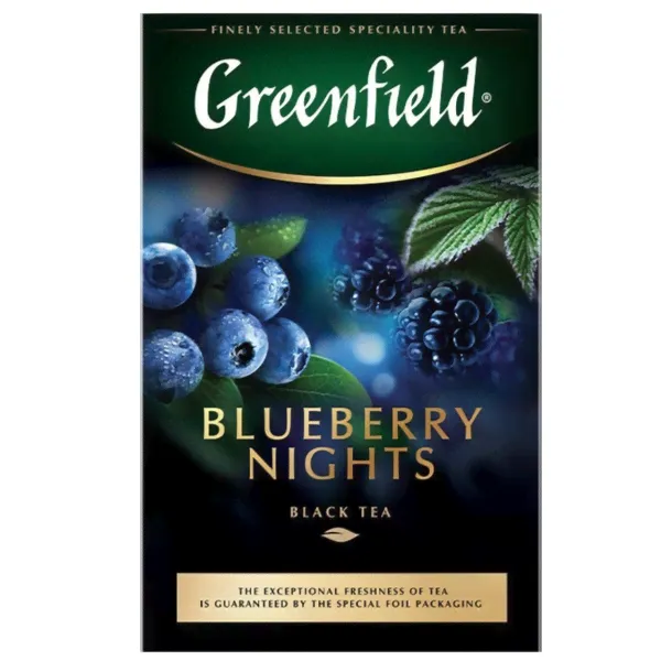 Чай черный Greenfield Blueberry Nights 100 грамм-0