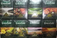 Greenfield BLACK TEA Variety SET TROPICAL SUNSET 160 Pyramids US Seller