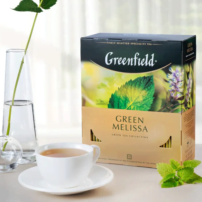 Чай зеленый Greenfield Green Melissa 100*1.5г-2