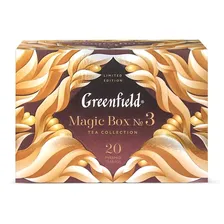Чай Greenfield набор Magic Box №3 в пирамидках, 36 г, 20 пак.