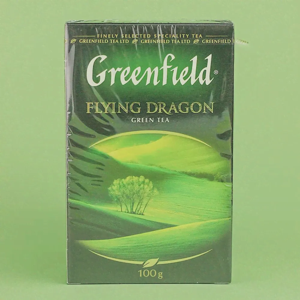 Чай зеленый Flying Dragon листовой Greenfield-0