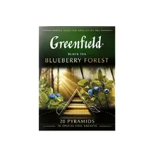 Чай Greenfield Blueberry Forest черный в пирамидках, 20 шт.