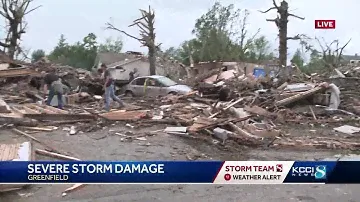 Greenfield residents begin storm cleanup