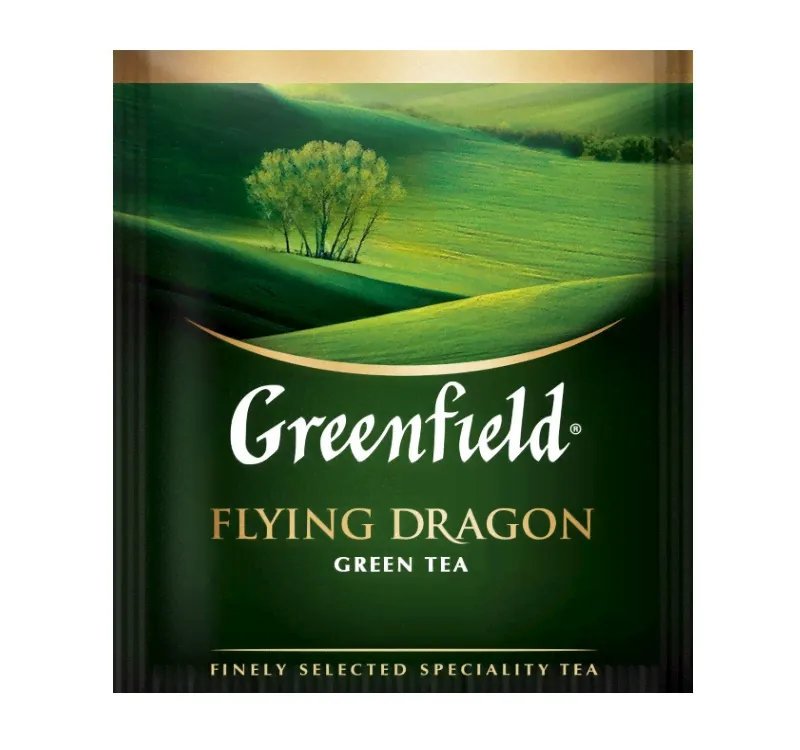 Чай зеленый Greenfield Flying Dragon 100 пакетиков-0