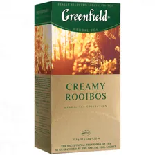 Чай Greenfield "Creamy Rooibos", травяной аром. апельсин,ваниль с добав. ройбош, 25 пакетиков по 1,5