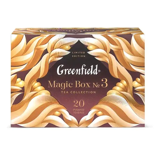 Чай Greenfield набор Magic Box №3 в пирамидках, 36 г, 20 пак.