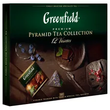 Набор подарочный Greenfield Ассорти в пирамидках, 60x1.8г