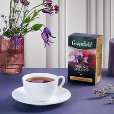 Черный чай листовой Greenfield Spring Melody, 100 г
