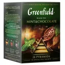 Чай Greenfield Mint&Chocolate чёрный ароматизированный в пирамидках, 20х1.8г