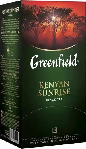 Черный чай в пакетиках Greenfield Kenyan Sunrise, 25 шт-3