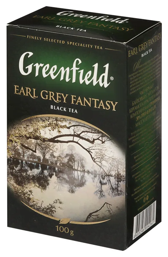 Greenfield Чай черный Greenfield Earl Grey Fantazy листовой 100г 0426-14-1
