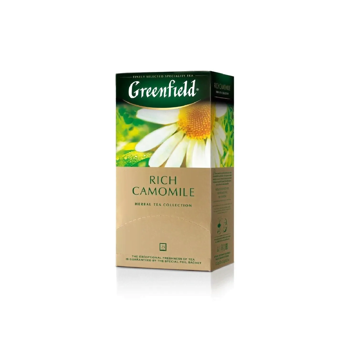 Чай Greenfield Rich Camomile в пакетиках, 25 шт.-1