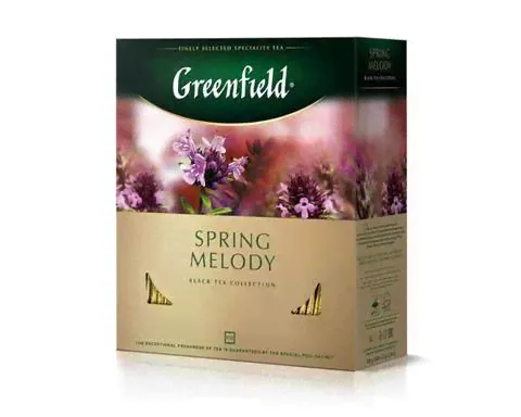 Чай черный в пакетиках Greenfield Spring Melody, 100 пак/уп (Гринфилд)-0