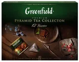 Чай Greenfield Pyramid Tea Collection 12 varieties ассорти в пирамидках подарочный набор, 60 шт.