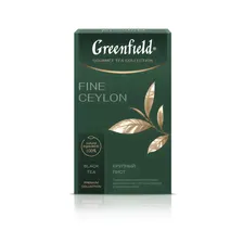 Чай Greenfield Fine Ceylon листовой, 90 г черный