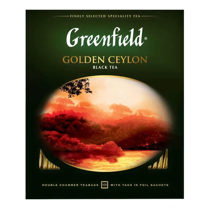 Чай черный Greenfield Golden Ceylon в пакетиках 2 г х 100 шт-0