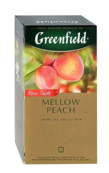 Чай зеленый GREENFIELD "Mellow Peach" 25х1,8г-0