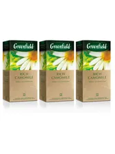 Чай травяной Greenfield Rich Camomile 25 пакетиков 3 штуки