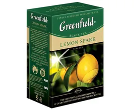 Чай черный листовой Lemon Spark, 100 г, Greenfield