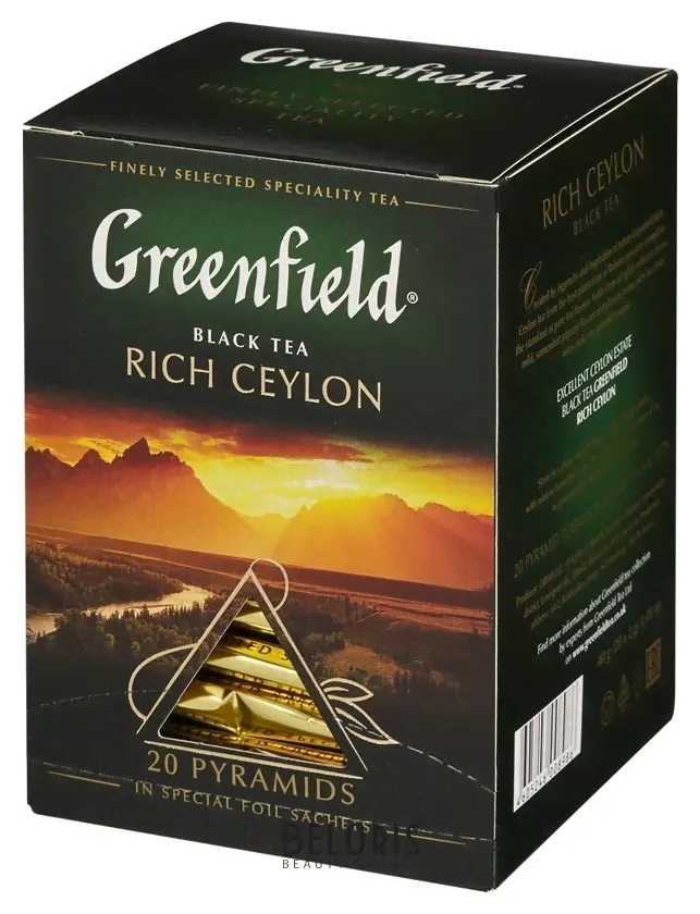 Greenfield Чай Greenfield Rich Ceylon черн. пирамидки фольгир. 20 пак/уп 0898-08-3