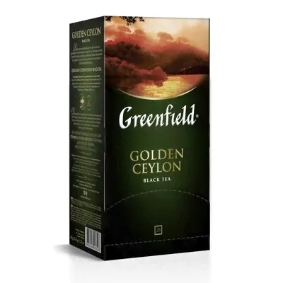 Чай Greenfield Golden Ceylon черный 25 пакетиков, 62622-0