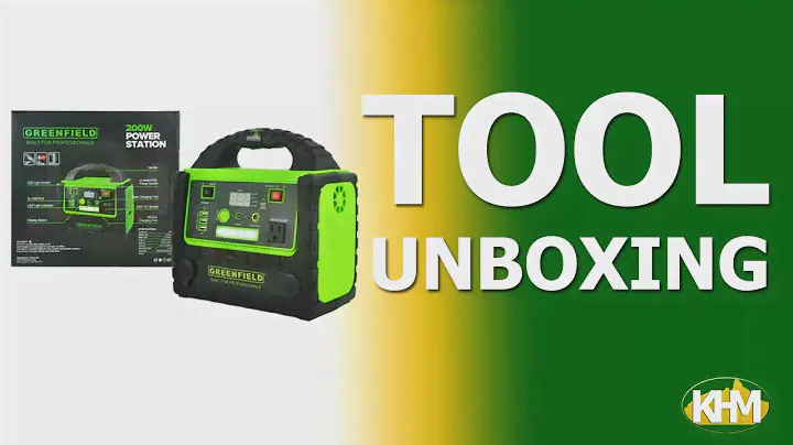 Greenfield GPS200W Power Station Quick View & Unboxing