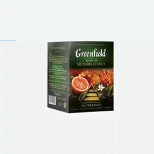 Чай черный Greenfield Sicilian Citrus пирамидки 20х1,8 г