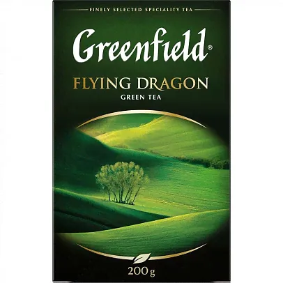 Чай Greenfield "Flying Dragon", зеленый листовой, 200 г-0