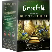 Чай Greenfield Блюберри форест чёрный в пирамидках, 20х1.8г
