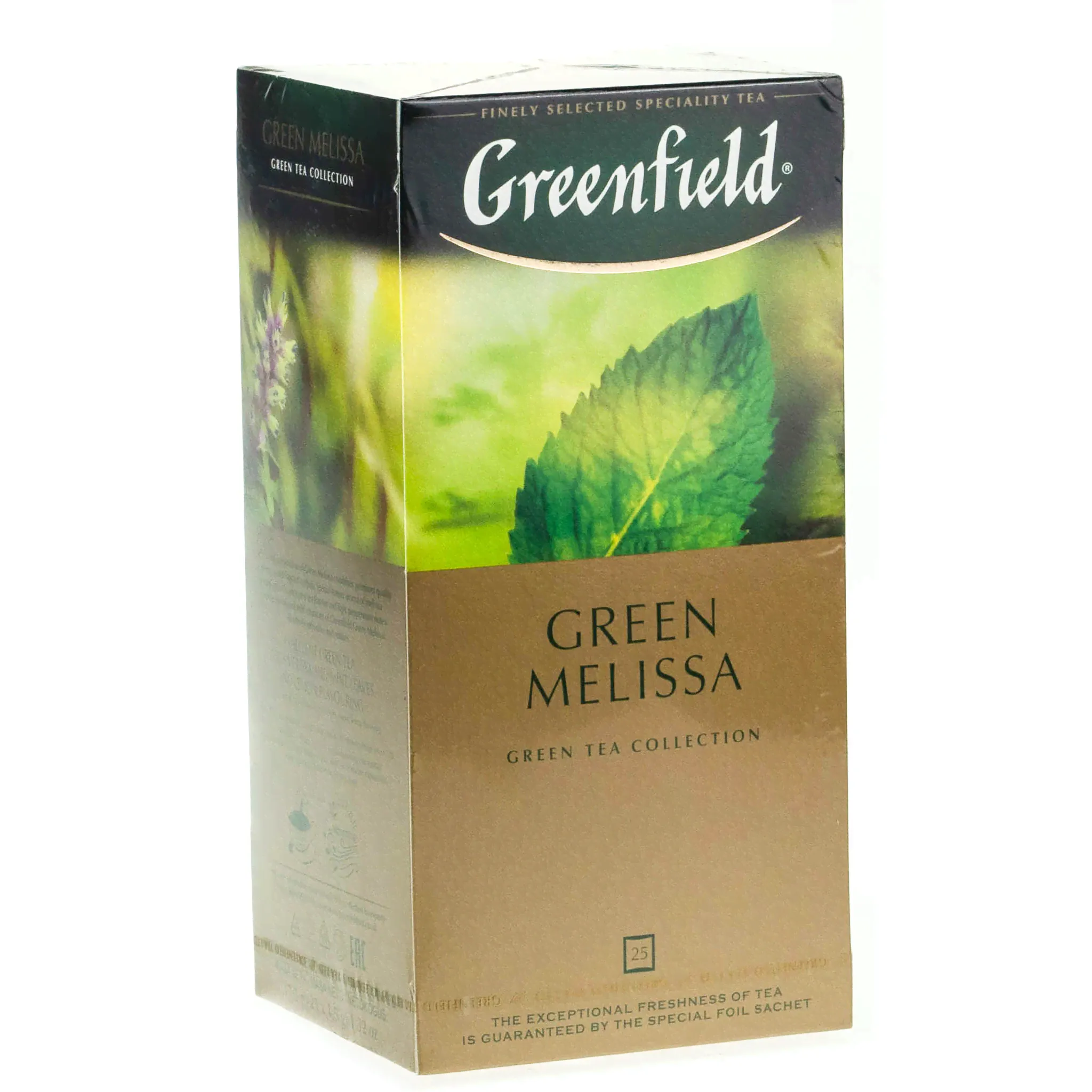 Чай зеленый Greenfield (Гринфилд) 25 пакетиков Green Melissa-0