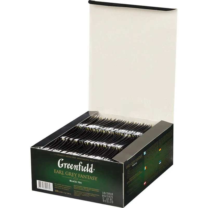 Чай Greenfield Earl Grey Fantasy черн.фольгир 100 пак/уп