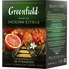Чай черный Greenfield Sicilian Citrus Forest пирамидки, 20 пакетиков