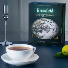 Черный чай в пакетиках Greenfield Earl Grey Fantasy ароматизированный, 100 шт