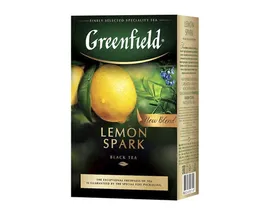 Чай черный листовой Greenfield Lemon Spark, 100 г (Гринфилд)