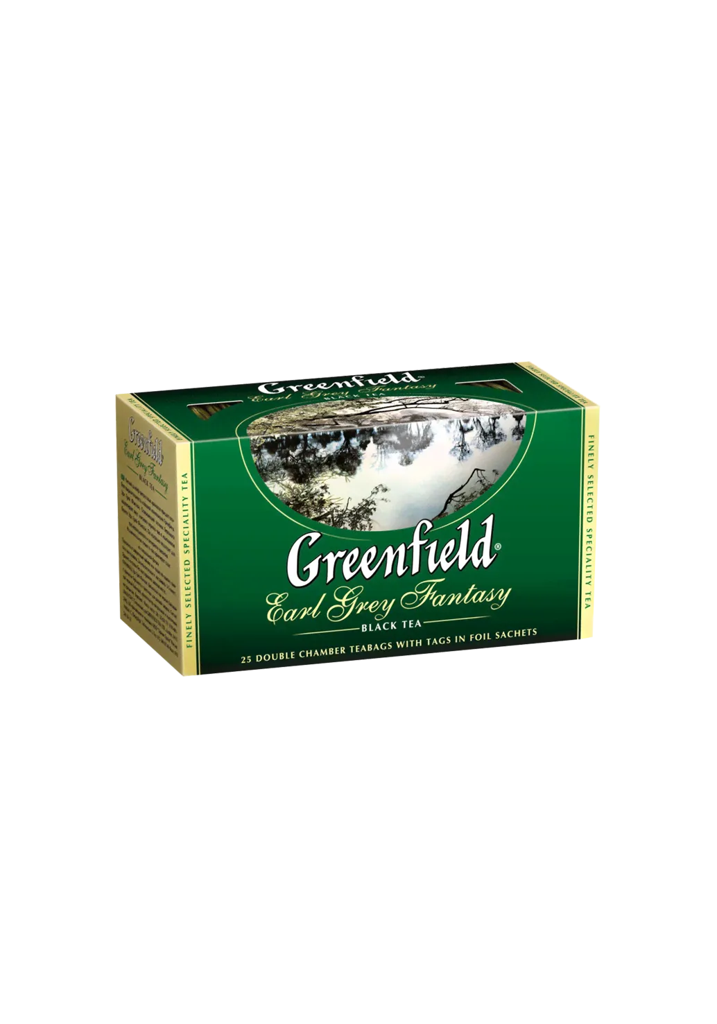 Чай черный "GREENFIELD" Earl Grey Fantasy, пак. 25 шт./уп.