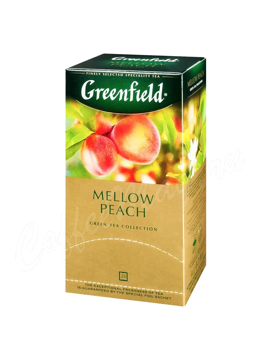 Чай Greenfield Mellow Peach (Мэллоу Пич) зеленый 25 пак-0