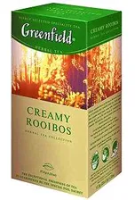 ЧАЙ GREENFIELD CREAMY ROOIBOS, ДЕСЕРТНЫЙ, ТРАВЯНОЙ СО ВКУСОМ ВАНИЛИ 1,5x25