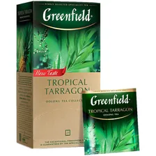 Чай Greenfield Tropical Tarragon зелёный в пакетиках, 25x1.5г