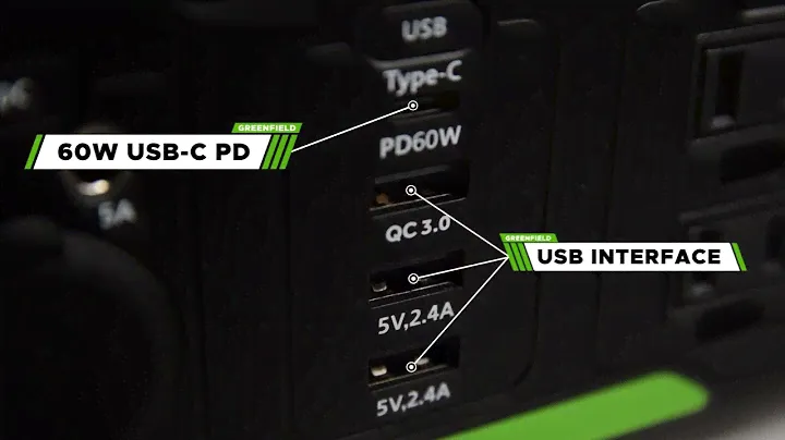 Unleash Portable Power: Exploring the Greenfield 300 Watt Power Station
